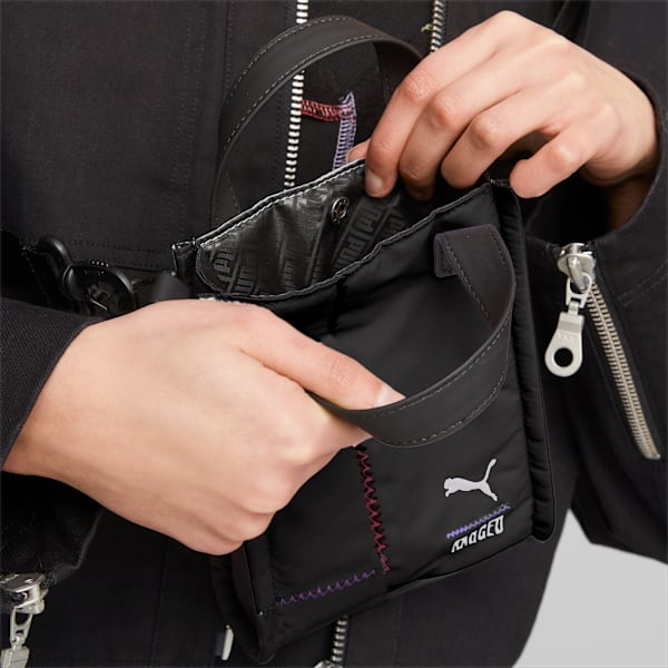 Bolso de hombro PUMA x THE RAGGED PRIEST, PUMA Black, large-MEX