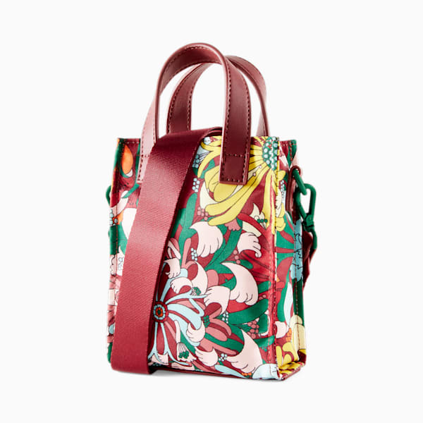 PUMA x LIBERTY Mini Tote Bag, Team Regal Red-Floral AOP, large-ZAF
