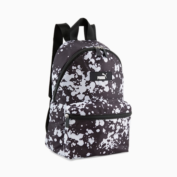 Core Pop Backpack, PUMA Black-street AOP, large-ZAF
