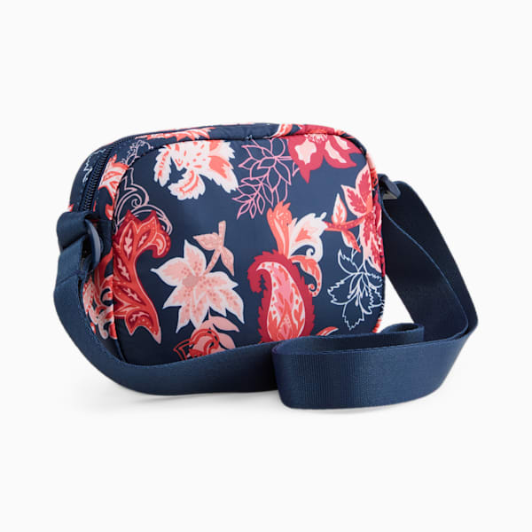 Core Pop Cross-Body Bag, Persian Blue-floral AOP, large-ZAF