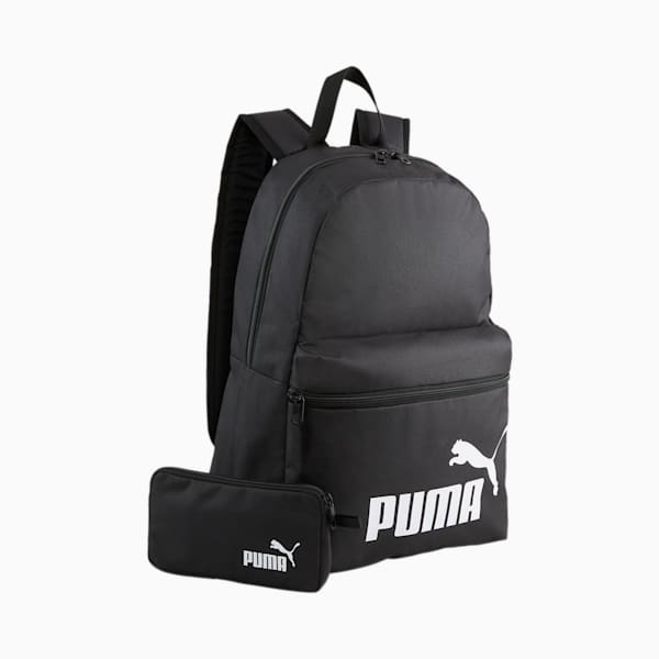 PUMA Phase Backpack Set, PUMA Black, large-ZAF