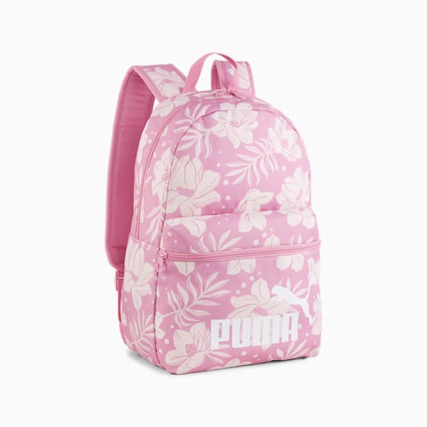 PUMA Phase Printed Backpack, Mauved Out-Floral AOP, large-MEX