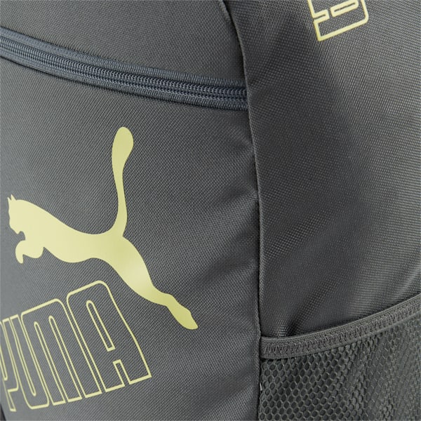 PUMA Phase Backpack II, Mineral Gray-Lime Sheen, large-ZAF