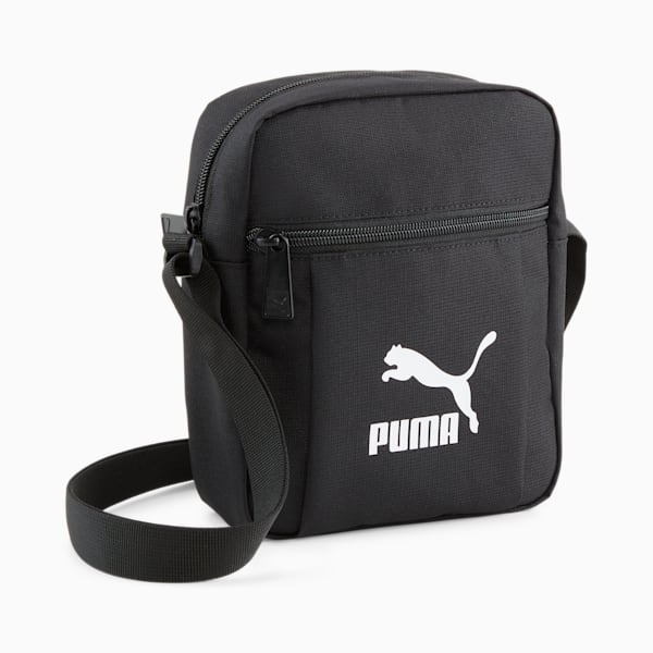 Classics Archive Portable Bag, PUMA Black-PUMA White, large-ZAF