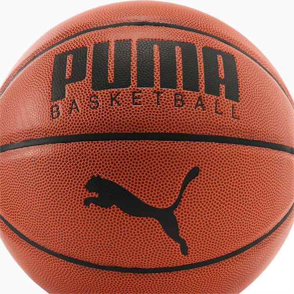 PUMA Basketball Top Ball, Leather Brown-Puma Black, large-ZAF