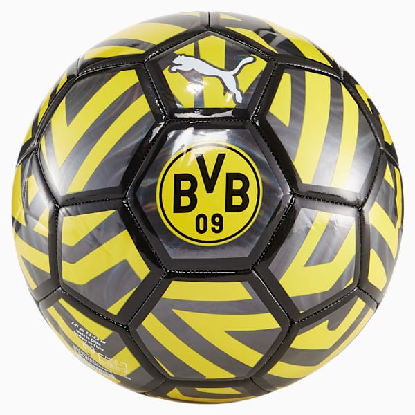 Borussia Dortmund Fan Football, PUMA Black-Cyber Yellow, large-MEX