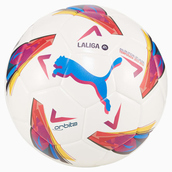 Pelota de fútbol réplica Orbita LaLiga 1, PUMA White-multi colour, large-ARG