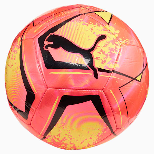 Pelota de fútbol PUMA CAGE, Sunset Glow-Sun Stream-PUMA Black, large-ARG