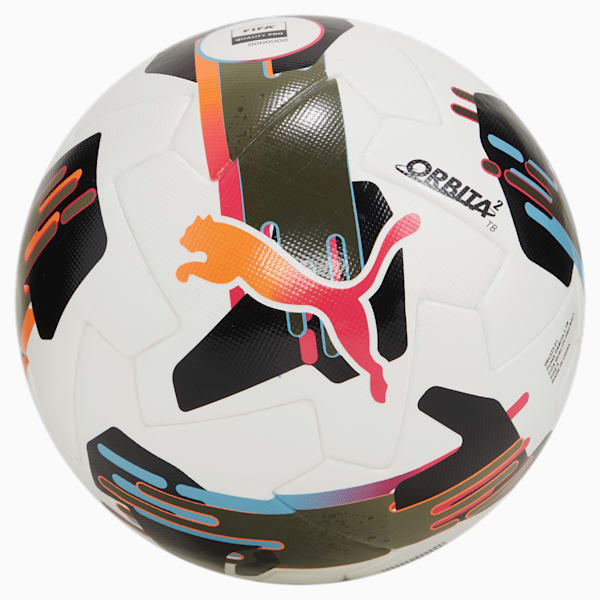 Orbita 2 Football (FIFA Quality Pro), PUMA White-multicolor, large-MEX