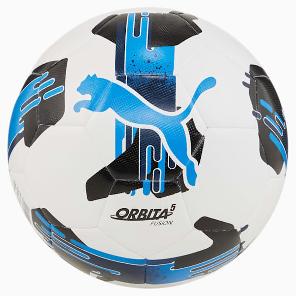 Balón de fútbol Orbita 5 FUSION, PUMA White-Ignite Blue, large-MEX