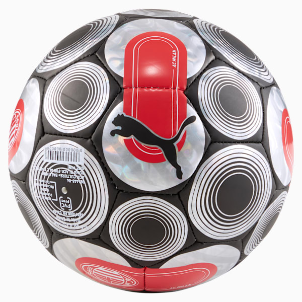 Mini pelota de fútbol AC Milan ftblCULTURE+, PUMA Black-For All Time Red, large-ARG