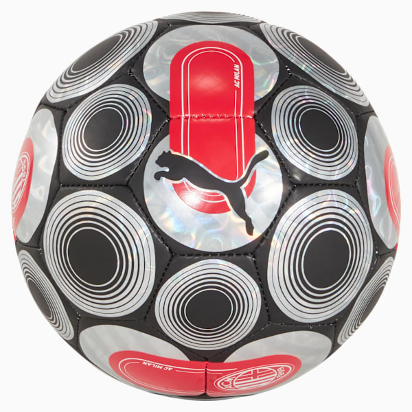 Mini pelota de fútbol AC Milan ftblCULTURE+, PUMA Black-For All Time Red, large-ARG