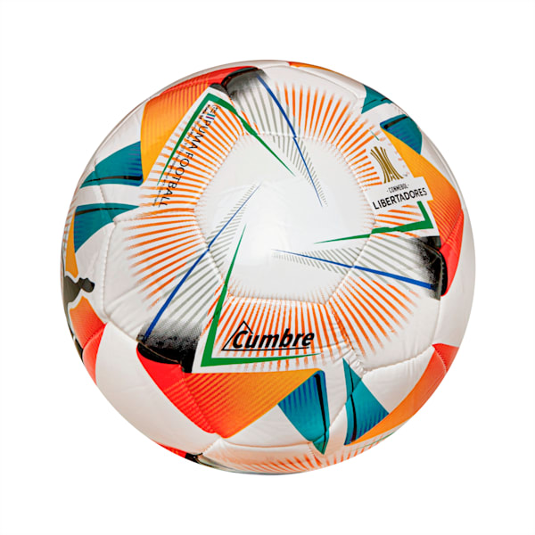 Cumbre Libertadores MS soccer ball, PUMA White-multi colour, large-MEX