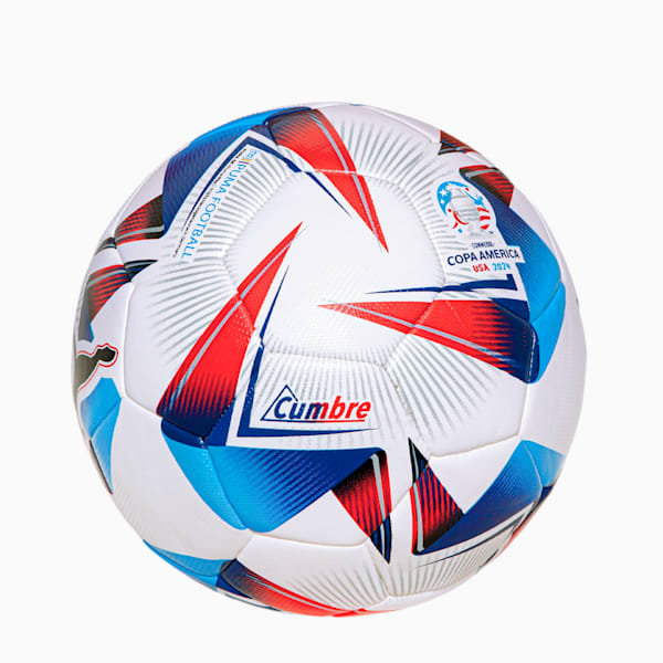 Pelota CUMBRE Copa America HYB, PUMA White-multi colour, large-ARG
