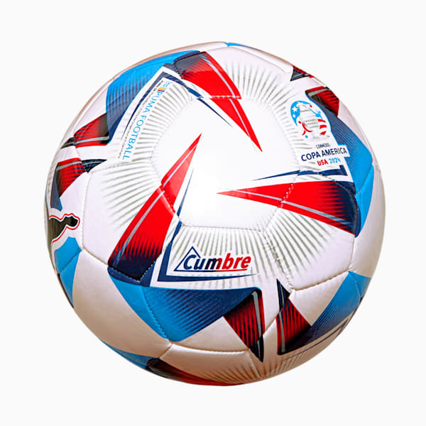 Mini balón Cumbre Copa America, PUMA White-multi colour, large-MEX