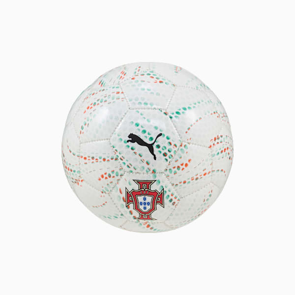 Mini pelota de fútbol Portugal Fan, PUMA White-PUMA Black, large-ARG