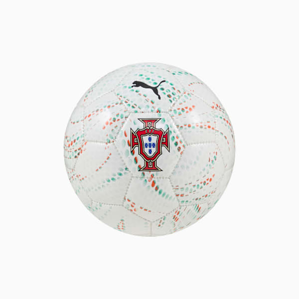Mini pelota de fútbol Portugal Fan, PUMA White-PUMA Black, large-ARG