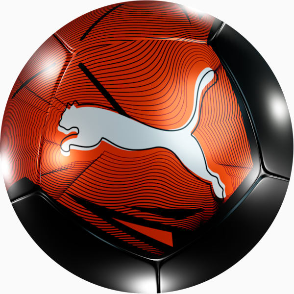 Balón de fútbol PUMA Big Cat, PUMA Black-Glowing Red-PUMA White, large-MEX