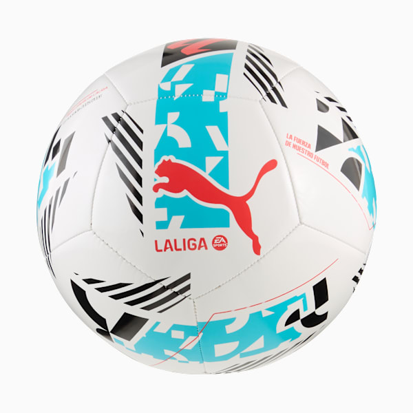 PUMA Orbita LaLiga 1 Football, PUMA White-multicolor, large-ZAF