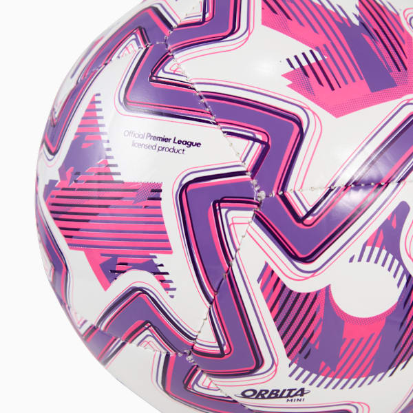PUMA Orbita Premier League Brilliance Mini Football, PUMA White-multicolor, large-ZAF