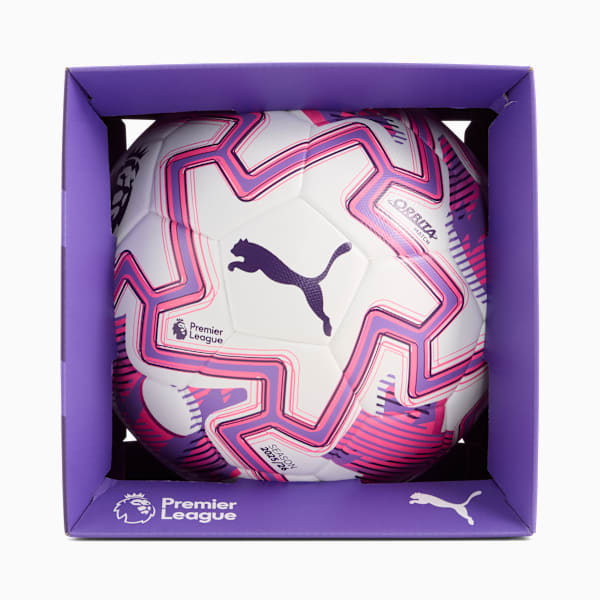 PUMA Orbita Cup Premier League Brilliance Football, PUMA White-multicolor, large-ZAF