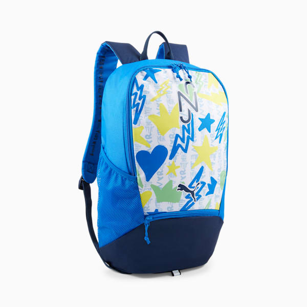NEYMAR JR Backpack, PUMA White-multicolor, large-ZAF