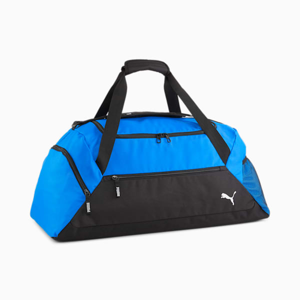 teamGOAL Medium Football Team Bag, Electric Blue Lemonade-PUMA Black, large-ZAF