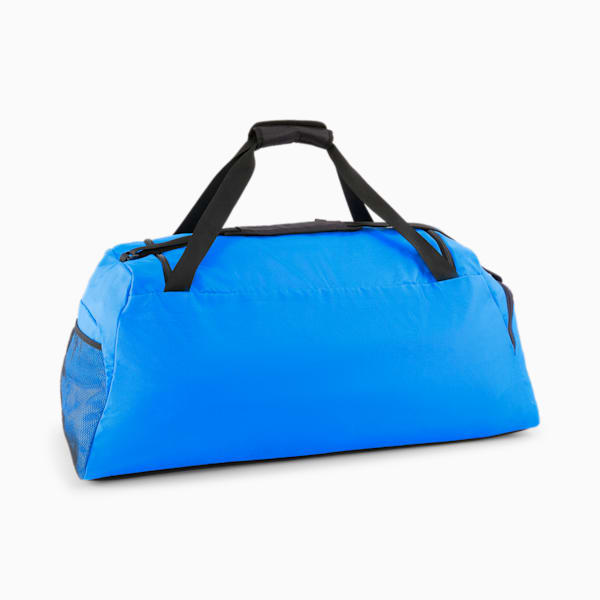 teamGOAL Large Football Team Bag, Electric Blue Lemonade-PUMA Black, large-ZAF