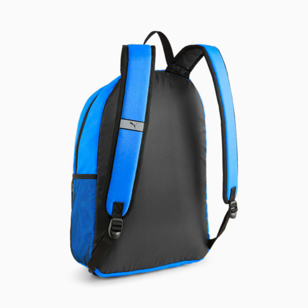 teamGOAL Backpack, Electric Blue Lemonade-Puma Black, large-ZAF