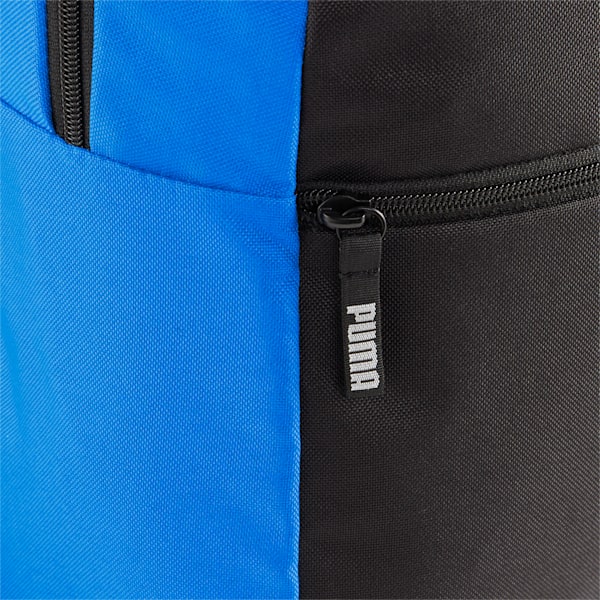 teamGOAL Backpack, Electric Blue Lemonade-Puma Black, large-ZAF