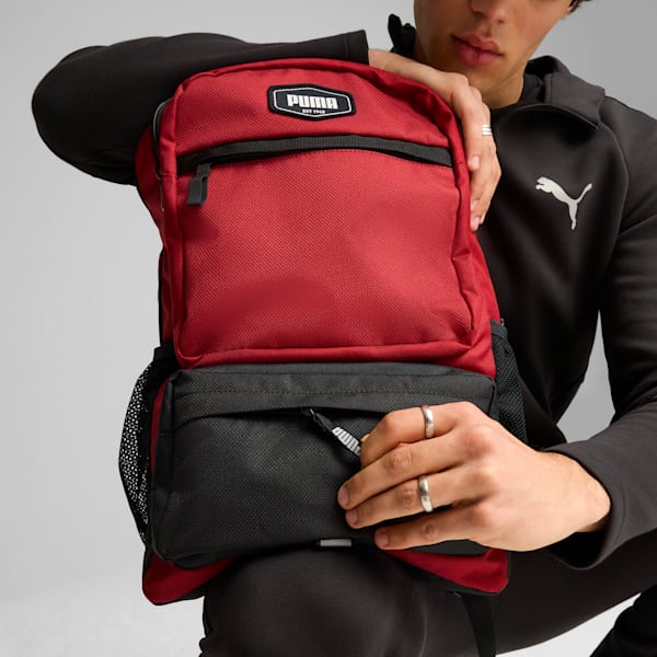 PUMA Deck Backpack, Intense Red, large-ZAF