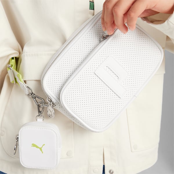 Bolso para llevar cruzado PUMA Sense, PUMA White, large-ARG