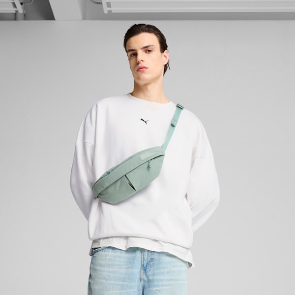 PUMA.BL Waistbag, Green Moon, large-MEX