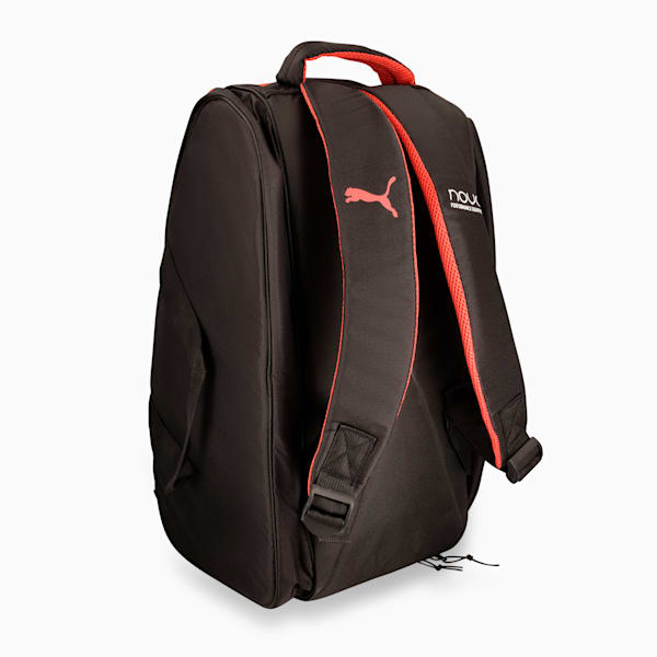 NOVA ELITE padel case bag, Puma Black-Active Red-Puma White, large-MEX