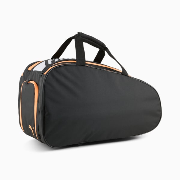 NOVA ELITE padel case bag, PUMA Black-PUMA White-Heat Fire, large-MEX