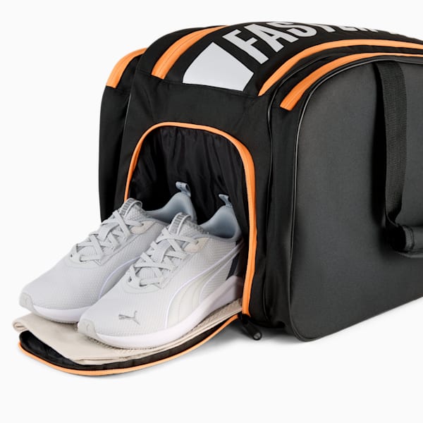 NOVA ELITE Padel Bag, PUMA Black-PUMA White-Heat Fire, large-ZAF