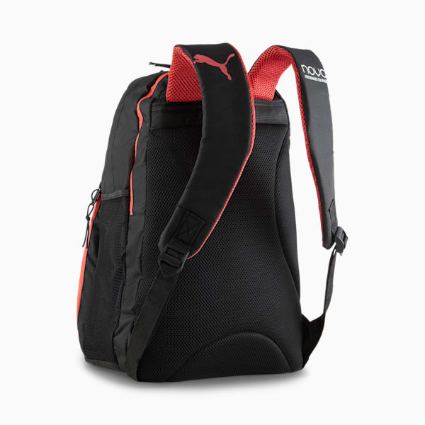 NOVA ELITE padel backpack, Puma Black-Active Red-Puma White, large-MEX