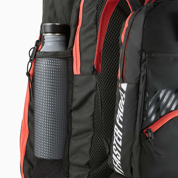 NOVA ELITE padel backpack, Puma Black-Active Red-Puma White, large-MEX