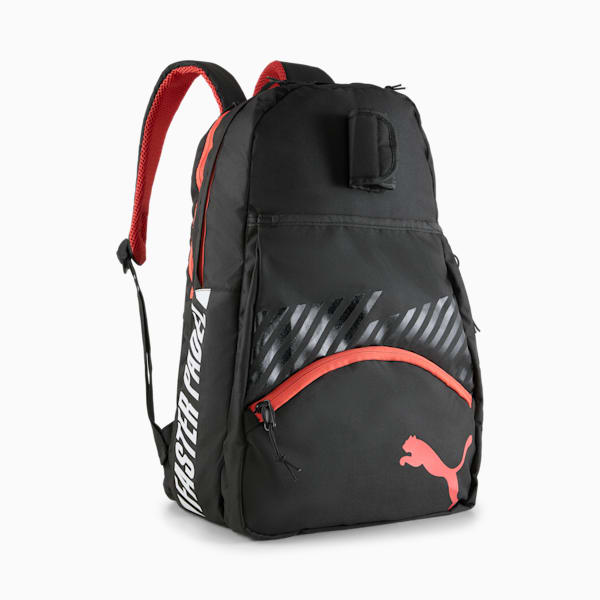 NOVA ELITE padel backpack, Puma Black-Active Red-Puma White, large-MEX