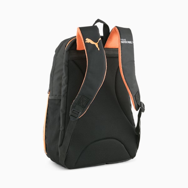 NOVA ELITE Padel Backpack, PUMA Black-PUMA White-Heat Fire, large-ZAF