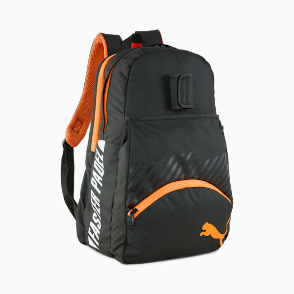 NOVA ELITE Padel Backpack, PUMA Black-PUMA White-Heat Fire, large-ZAF