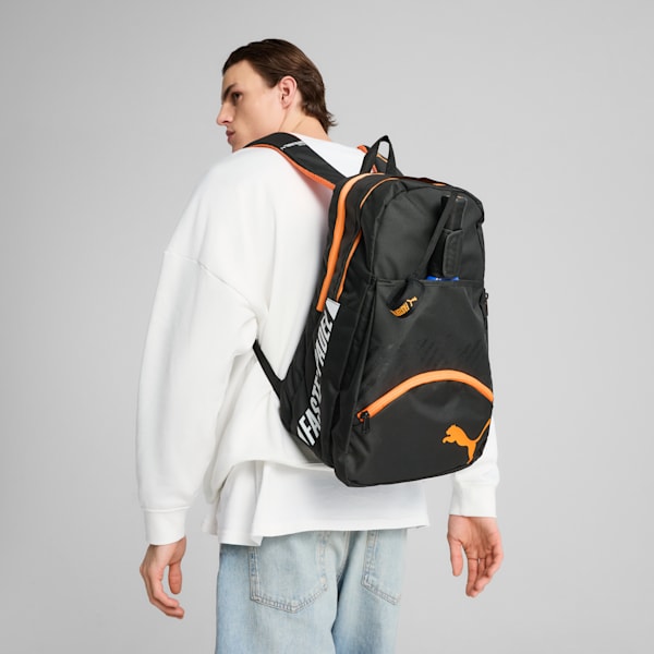 Mochila de pádel NOVA ELITE, PUMA Black-PUMA White-Heat Fire, large-MEX
