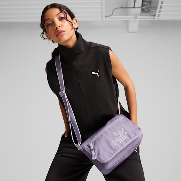 Core Base Shoulder Bag, Pale Plum, large-ZAF
