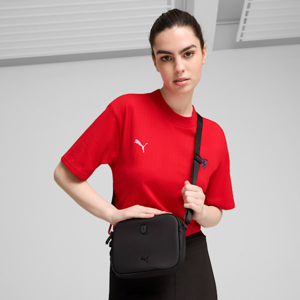 Scuderia Ferrari Style Cross Body Bag Women, PUMA Black, large-ZAF