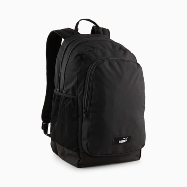 PUMA Academy Backpack, Puma Black, large-ZAF