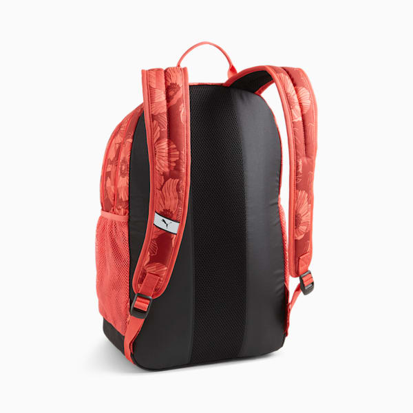 Mochila PUMA Academy, Intense Red-Floral AOP, large-ARG