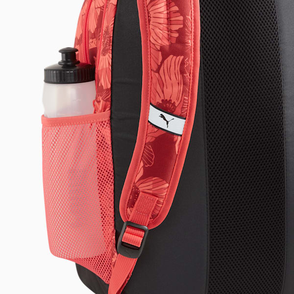 Mochila PUMA Academy, Intense Red-Floral AOP, large-ARG