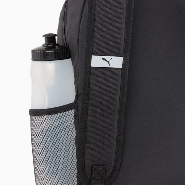 PUMA Phase Sports Print Backpack, PUMA Black-Sports Print, large-ZAF