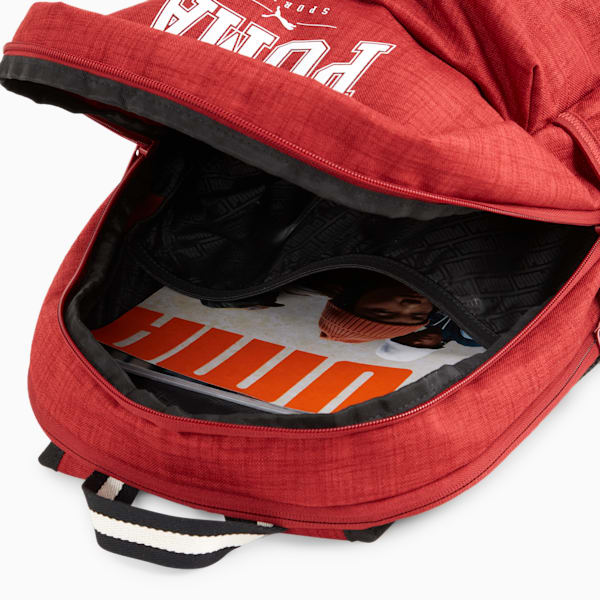 PUMA 20L Squad Backpack, Intense Red-Heather, large-ZAF