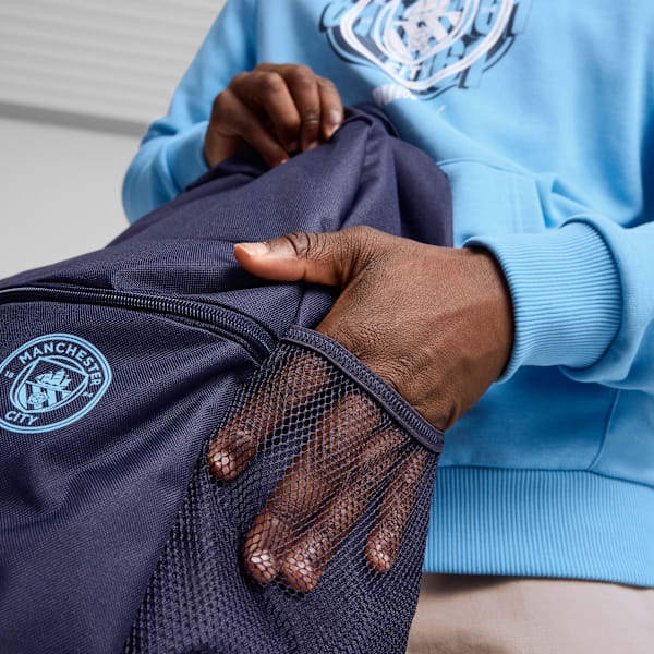 Mochila Manchester City ftblESSENTIALS, PUMA Navy-Team Light Blue, large-ARG